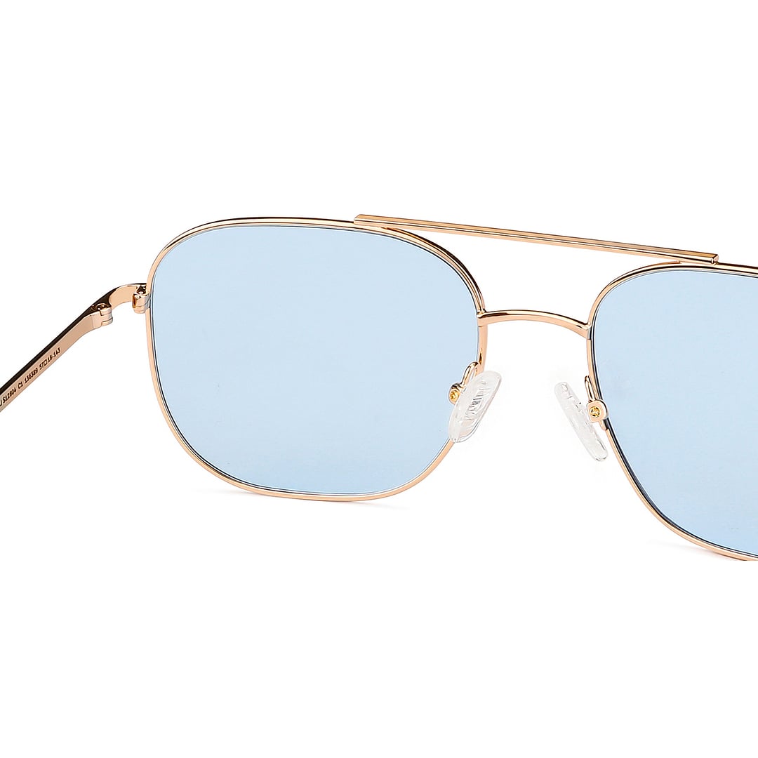 John Jacobs Gold Full Rim Square right side
