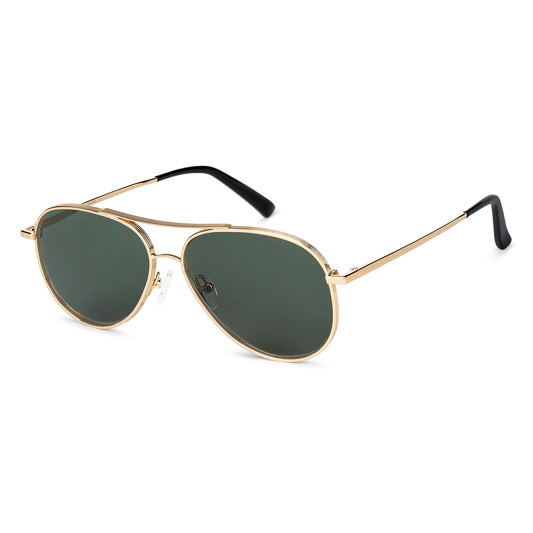 John Jacobs Online Gold Full Rim Aviator right side