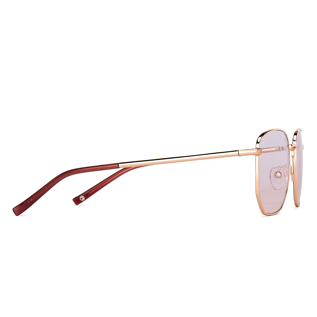 John Jacobs Online Gold Full Rim Square left side