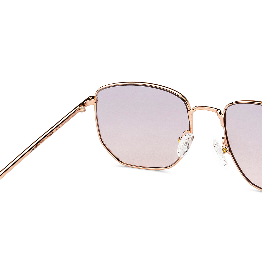 John Jacobs Online Gold Full Rim Square right side