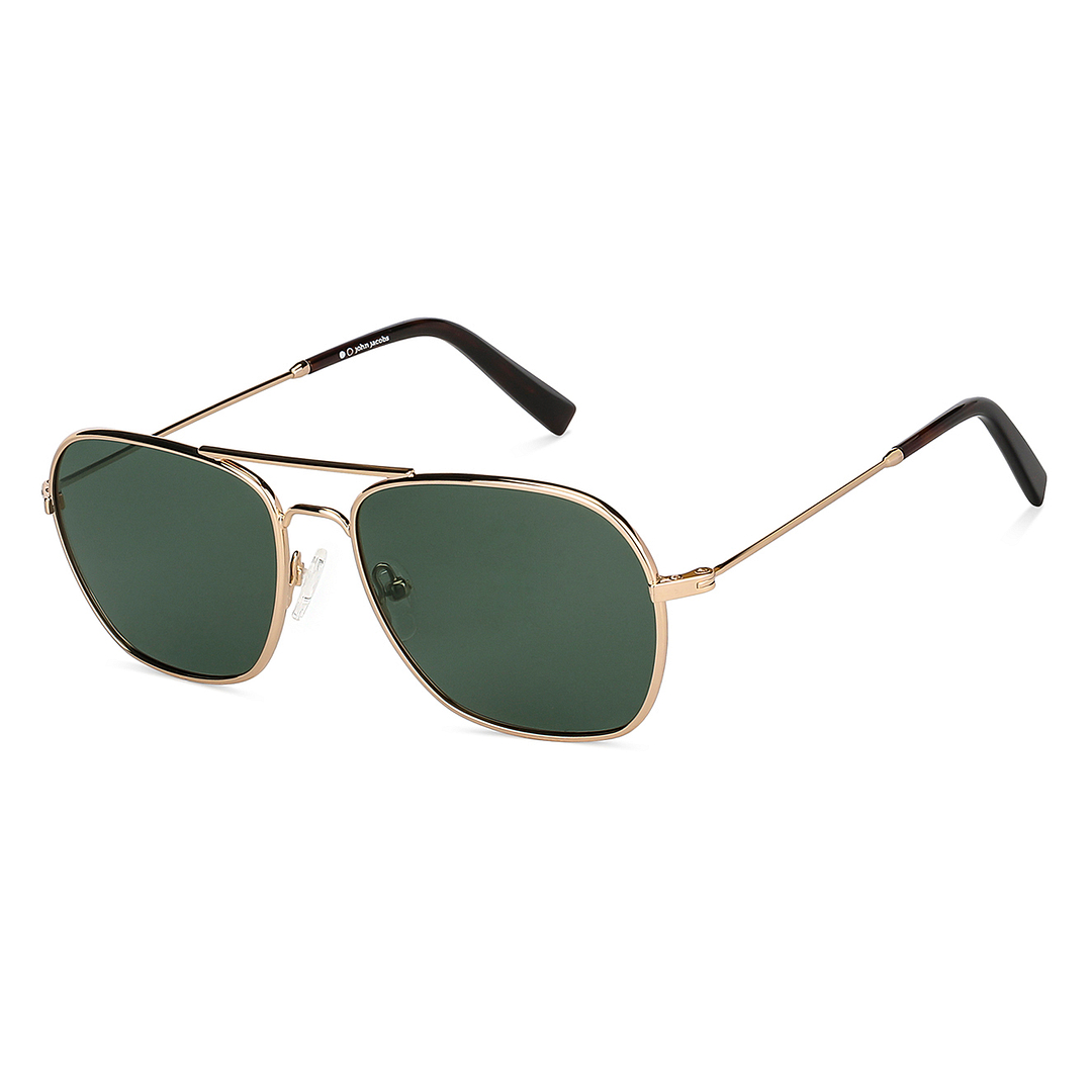 John Jacobs Online Gold Full Rim Aviator right side