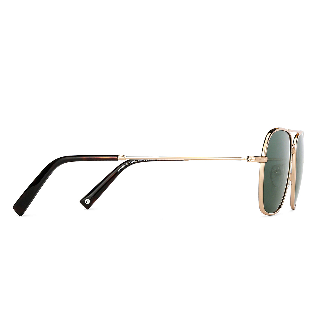 John Jacobs Online Gold Full Rim Aviator right side