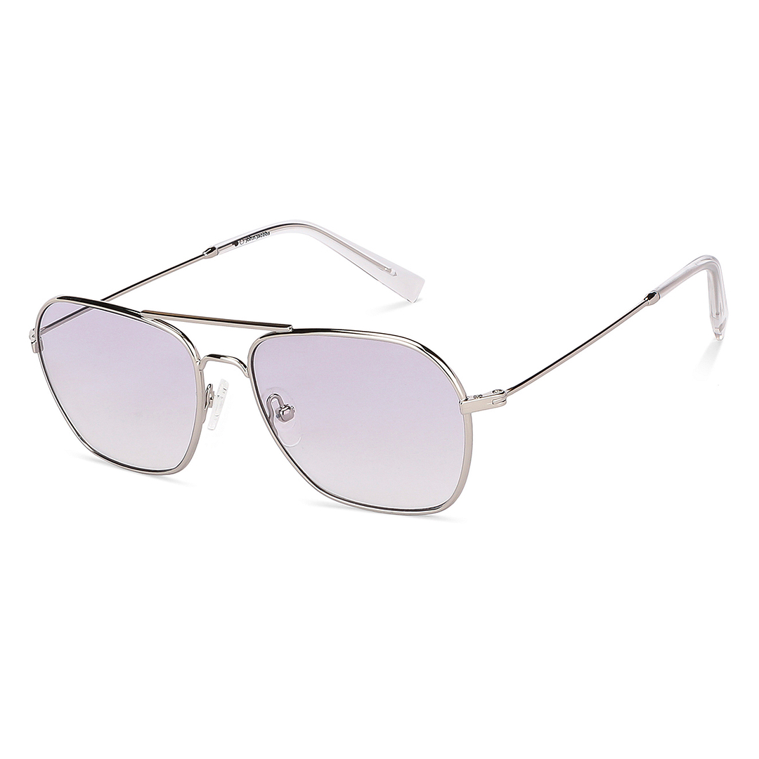 John Jacobs Online Silver Full Rim Aviator right side
