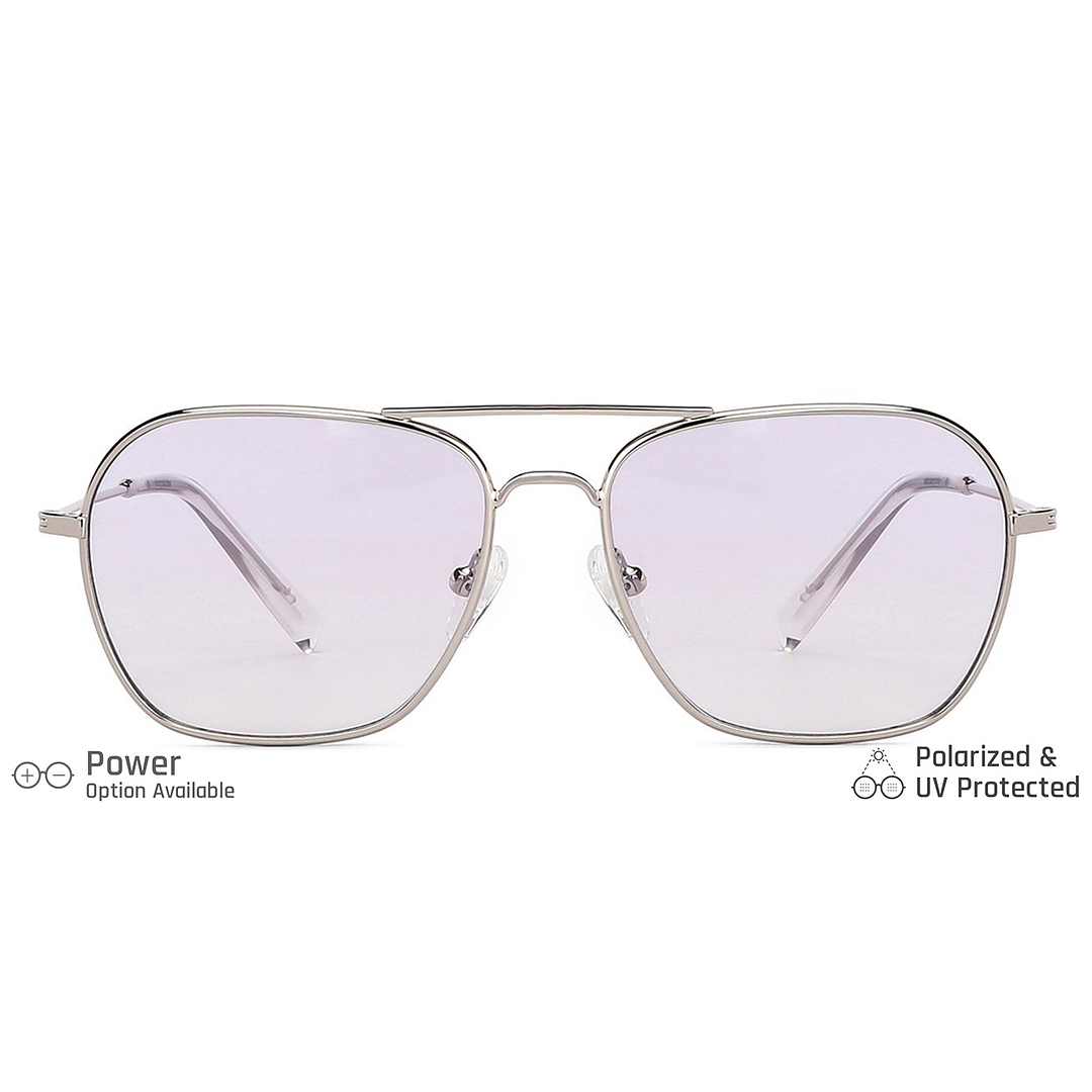 John Jacobs Online Silver Full Rim Aviator left side