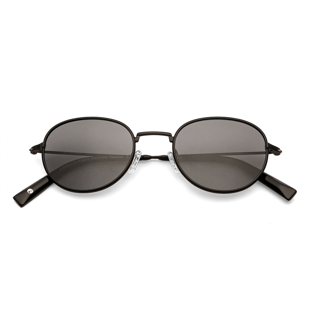 John Jacobs Online Black Full Rim Round left side