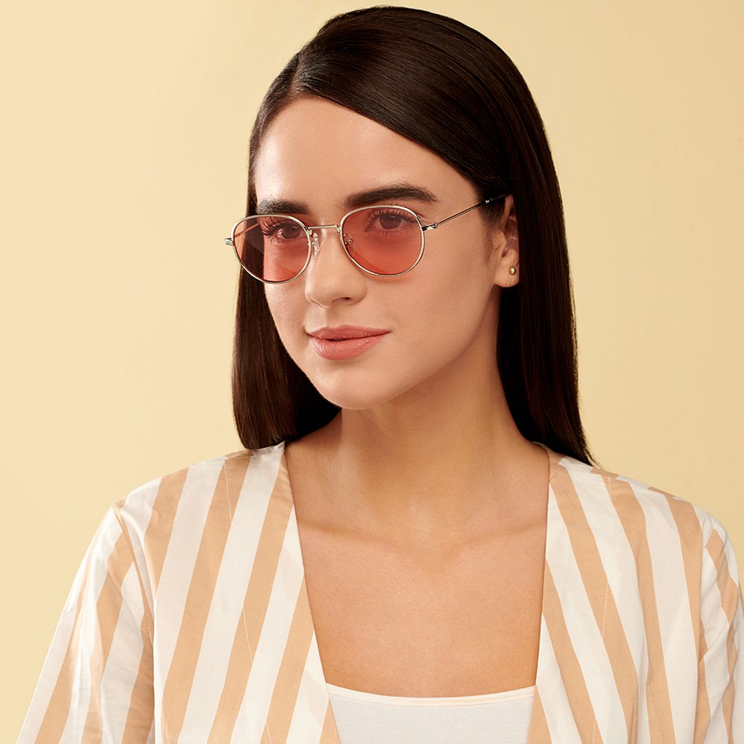 John Jacobs Online Silver Full Rim Round left side