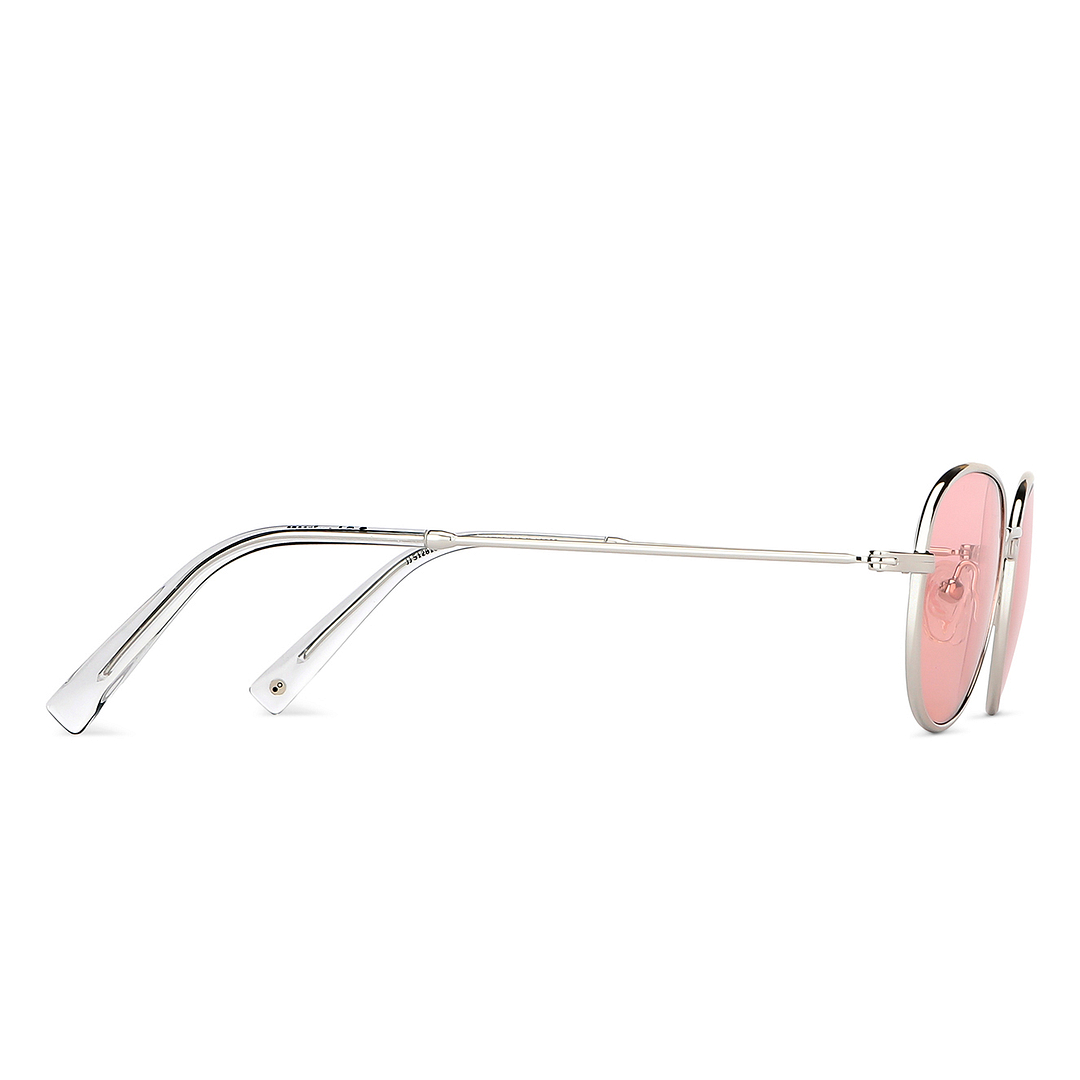 John Jacobs Online Silver Full Rim Round left side