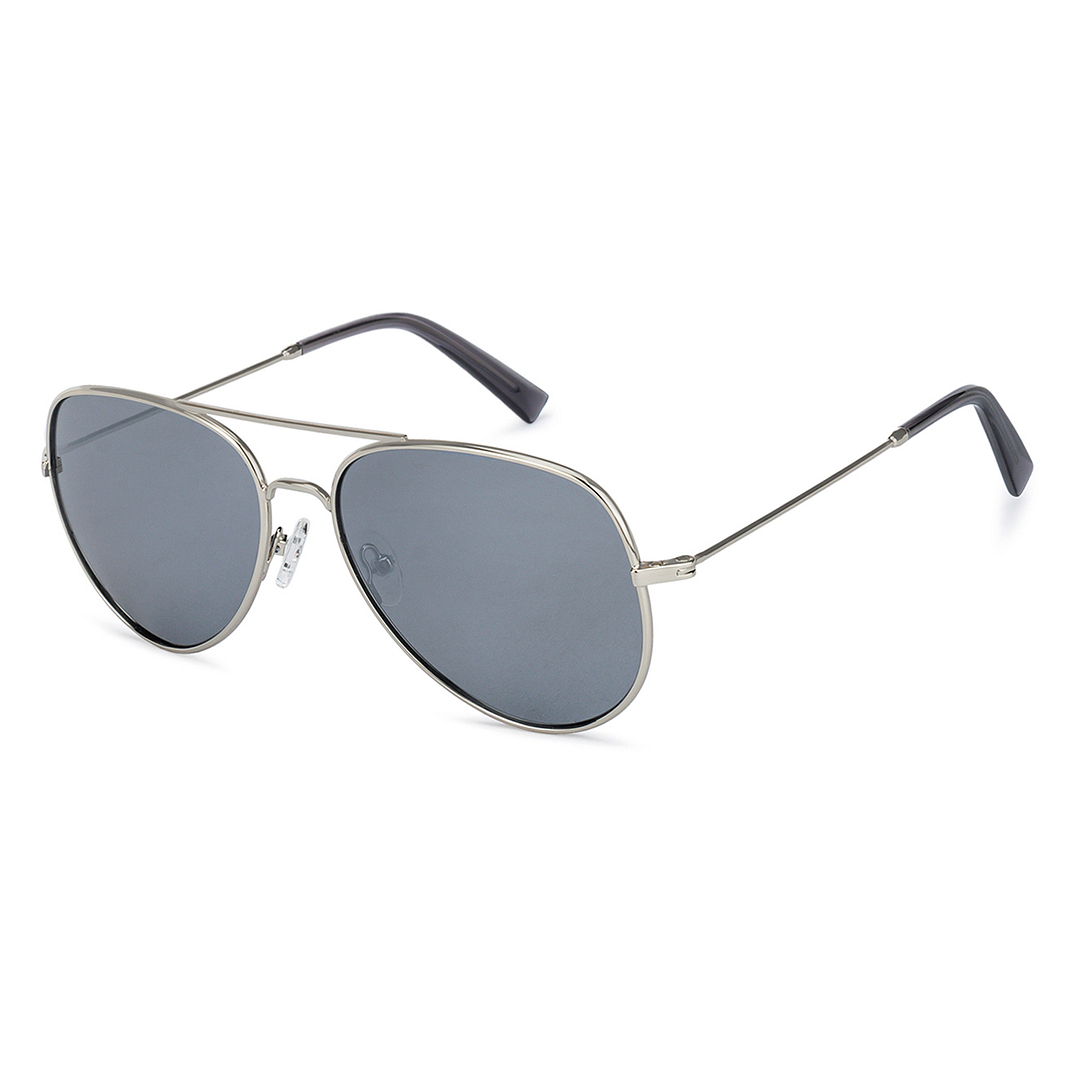 John Jacobs Silver Full Rim Aviator right side