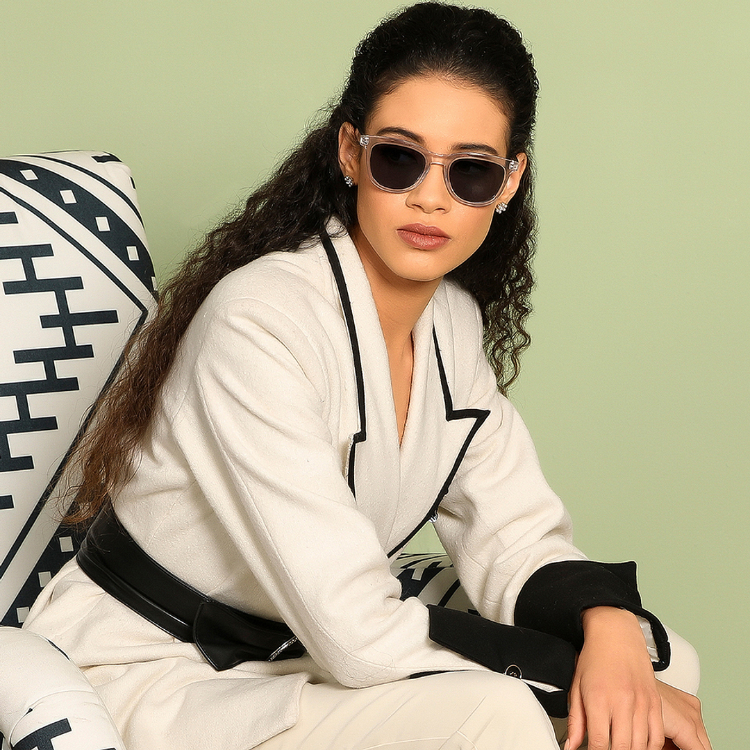 John Jacobs Online Crystal Full Rim Square right side