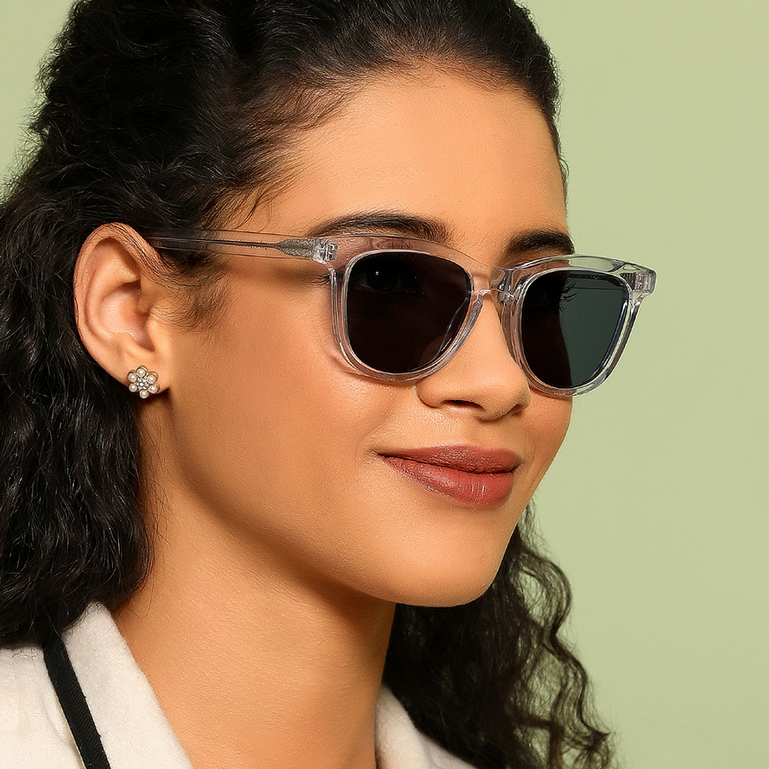 John Jacobs Online Crystal Full Rim Square left side