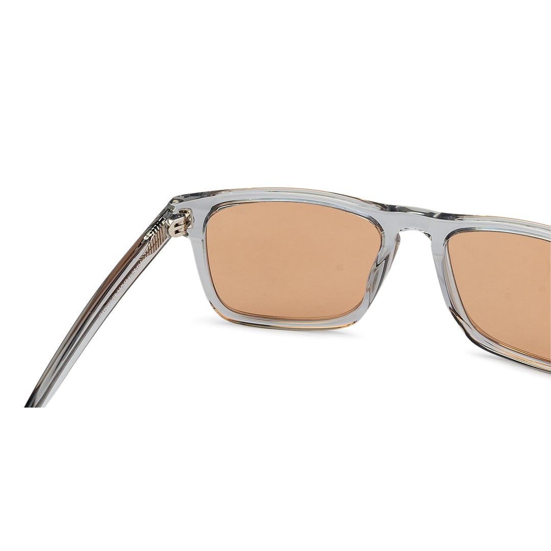 John Jacobs Grey Full Rim Rectangle left side