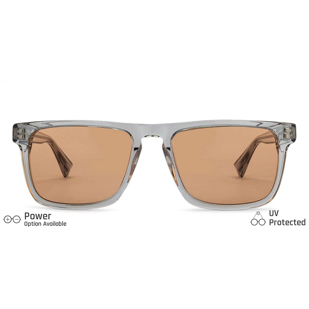 John Jacobs Grey Full Rim Rectangle left side