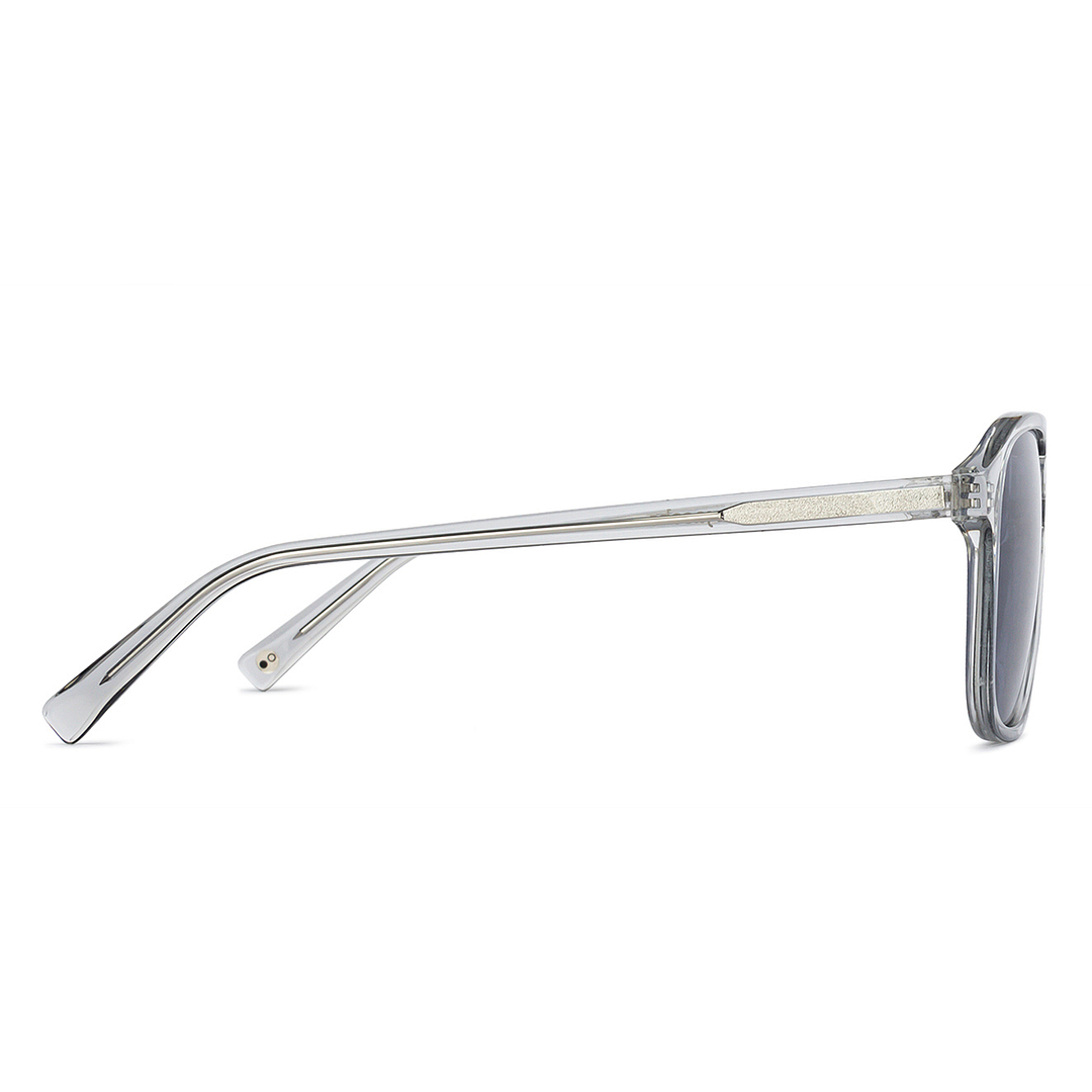 John Jacobs Grey Full Rim Square left side