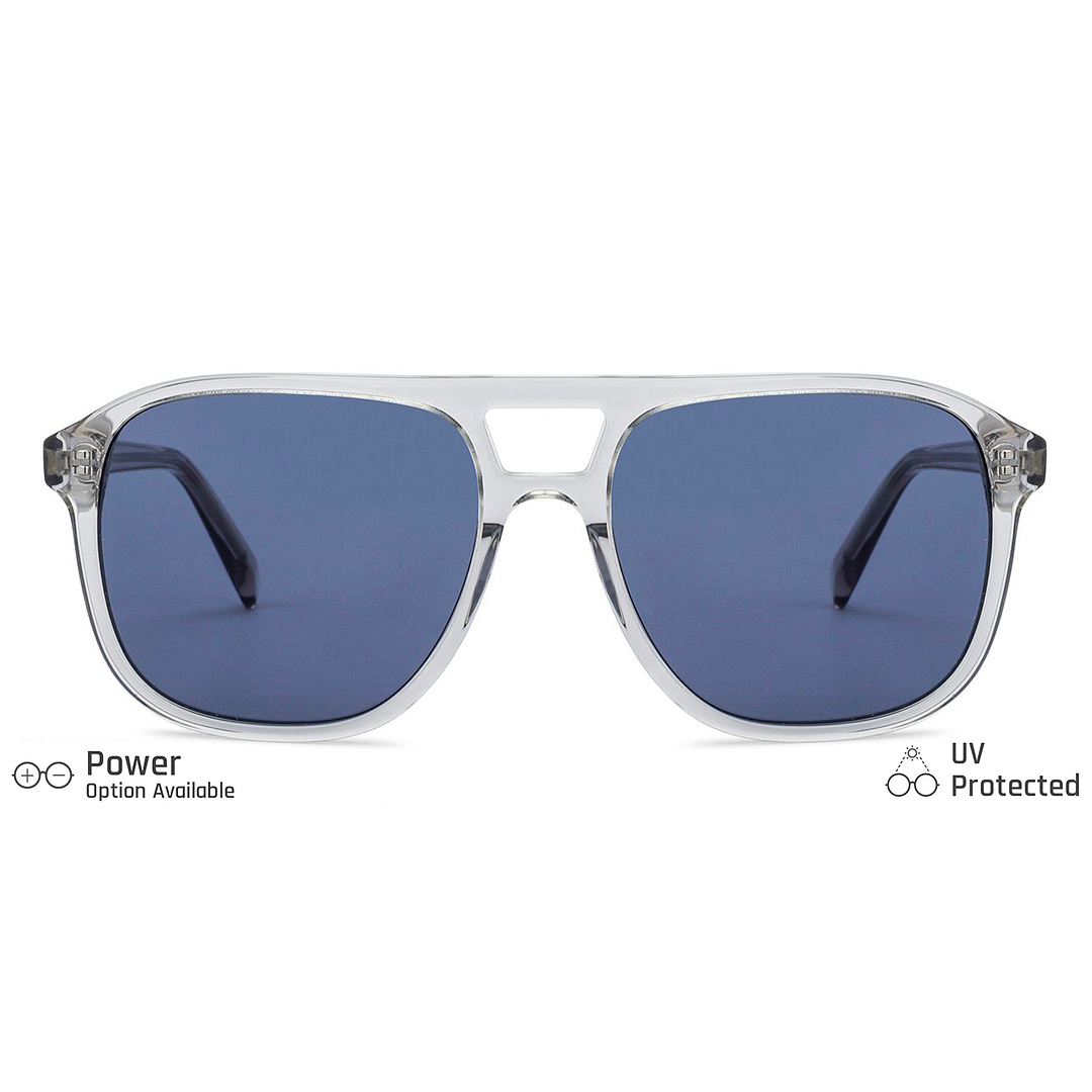 John Jacobs Grey Full Rim Square left side