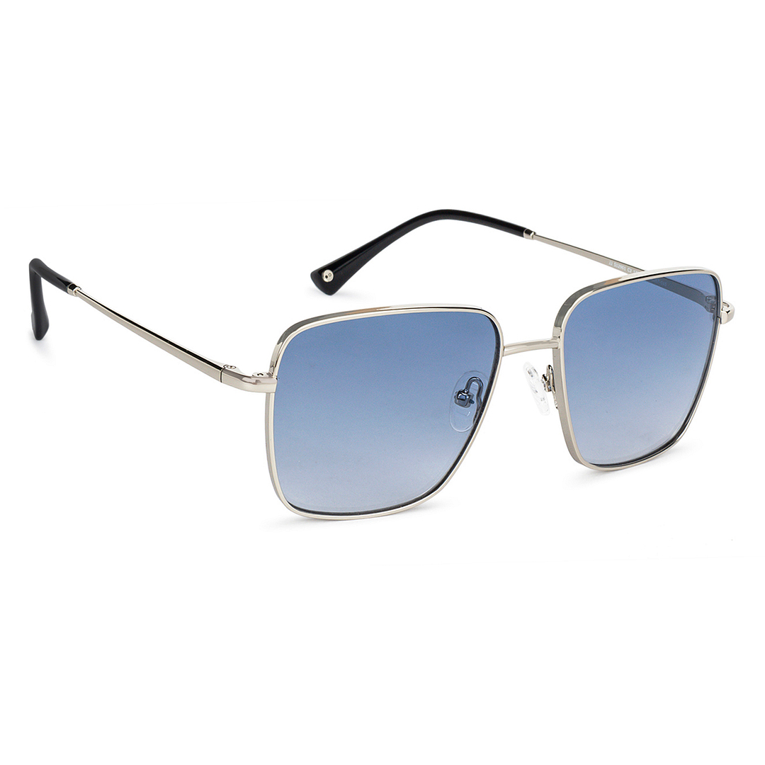 John Jacobs Online Silver Full Rim Square left side