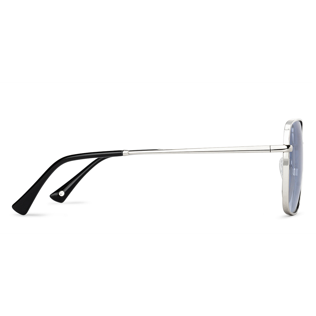 John Jacobs Online Silver Full Rim Square right side