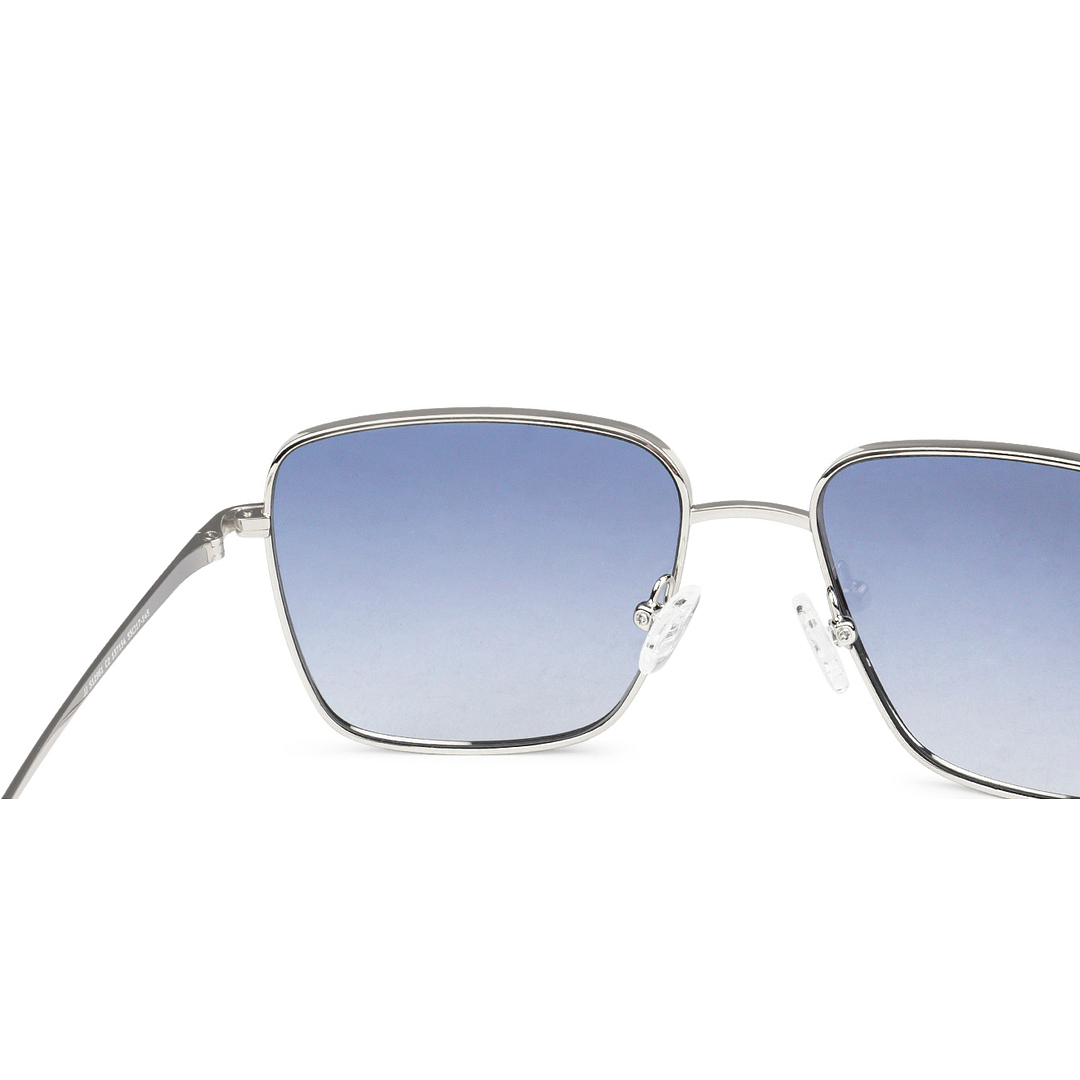 John Jacobs Online Silver Full Rim Square left side