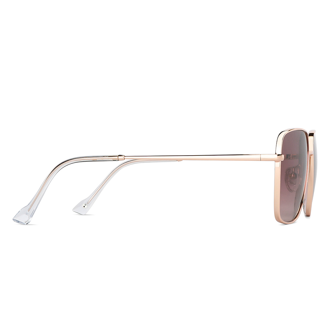John Jacobs Online Rose Gold Full Rim Square left side