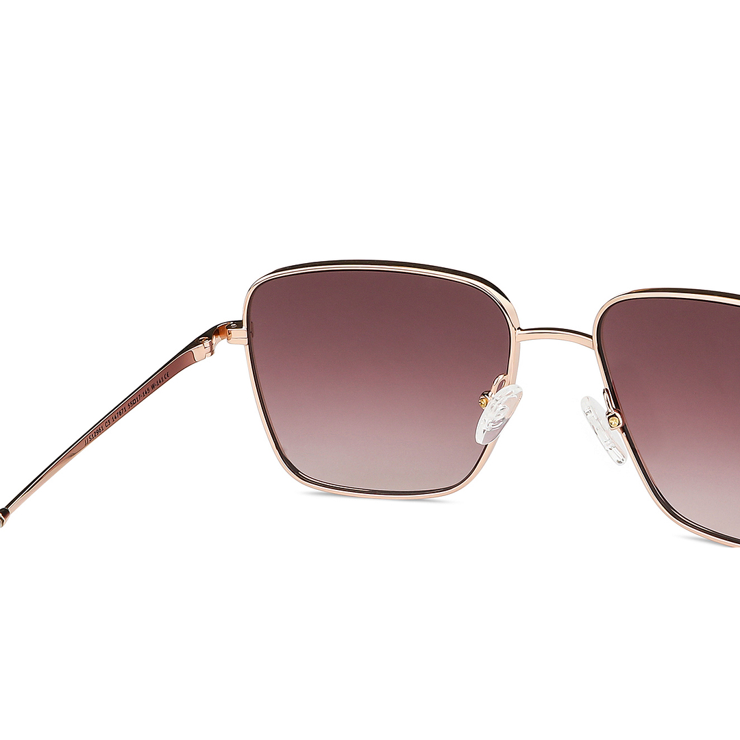 John Jacobs Online Rose Gold Full Rim Square right side