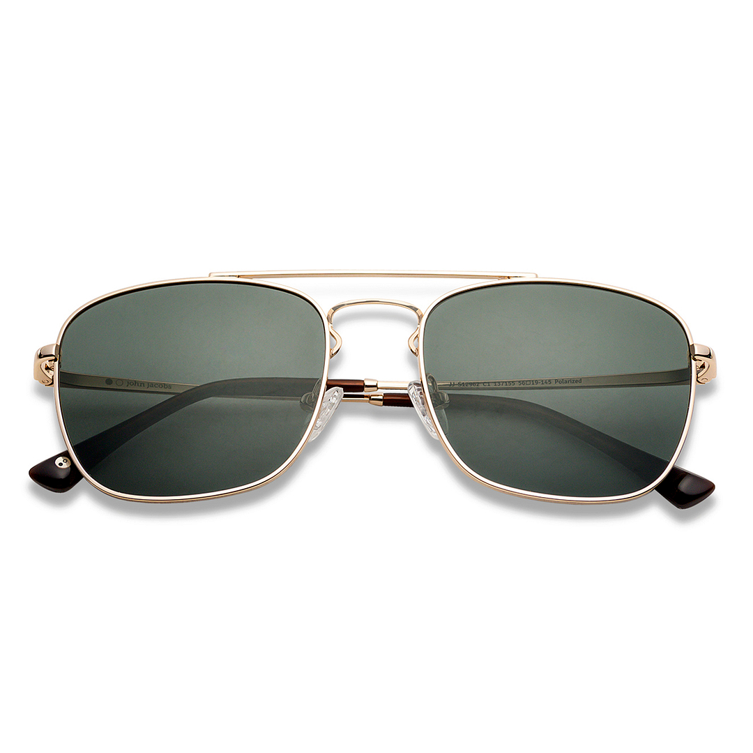 John Jacobs Online Gold Full Rim Square left side