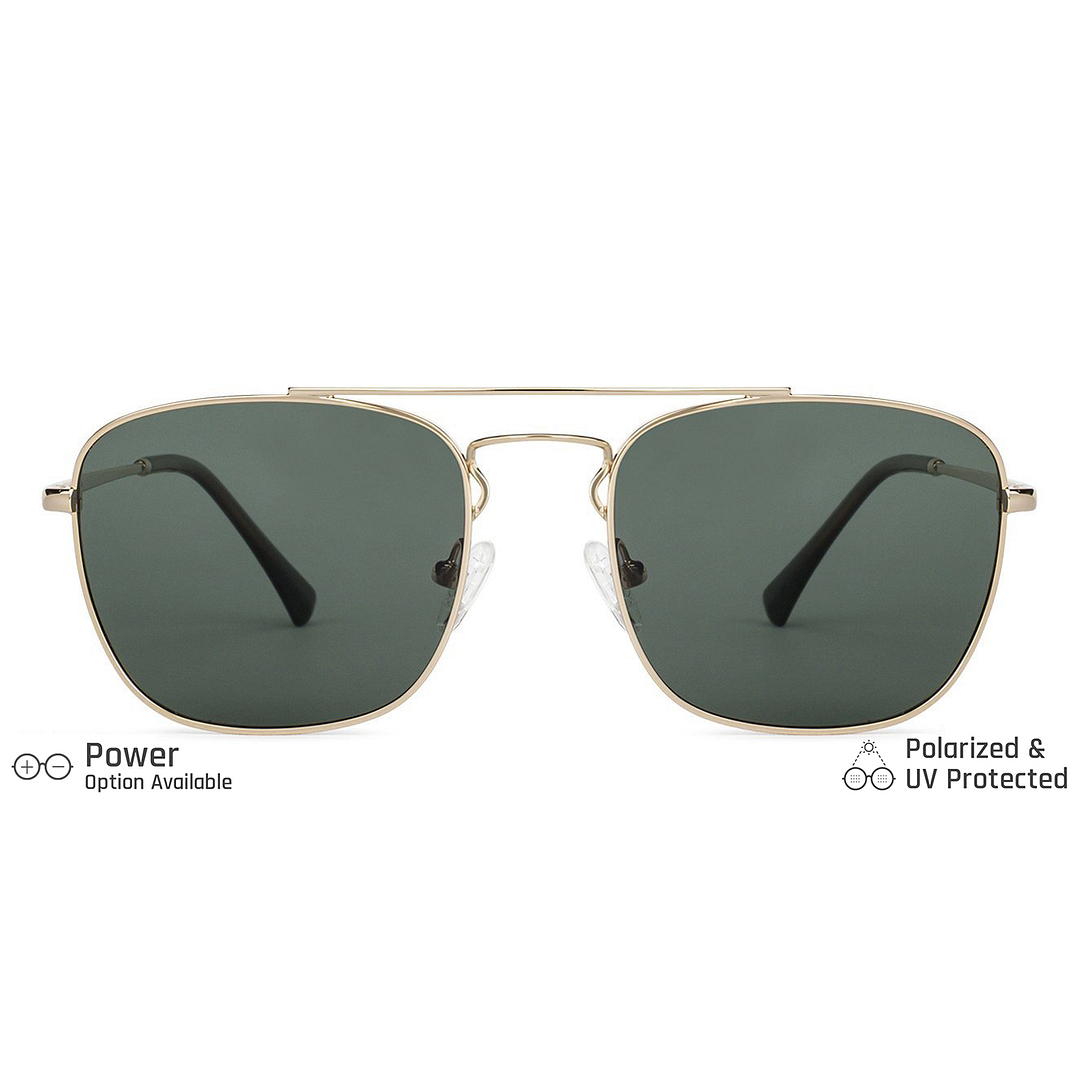 John Jacobs Online Gold Full Rim Square left side