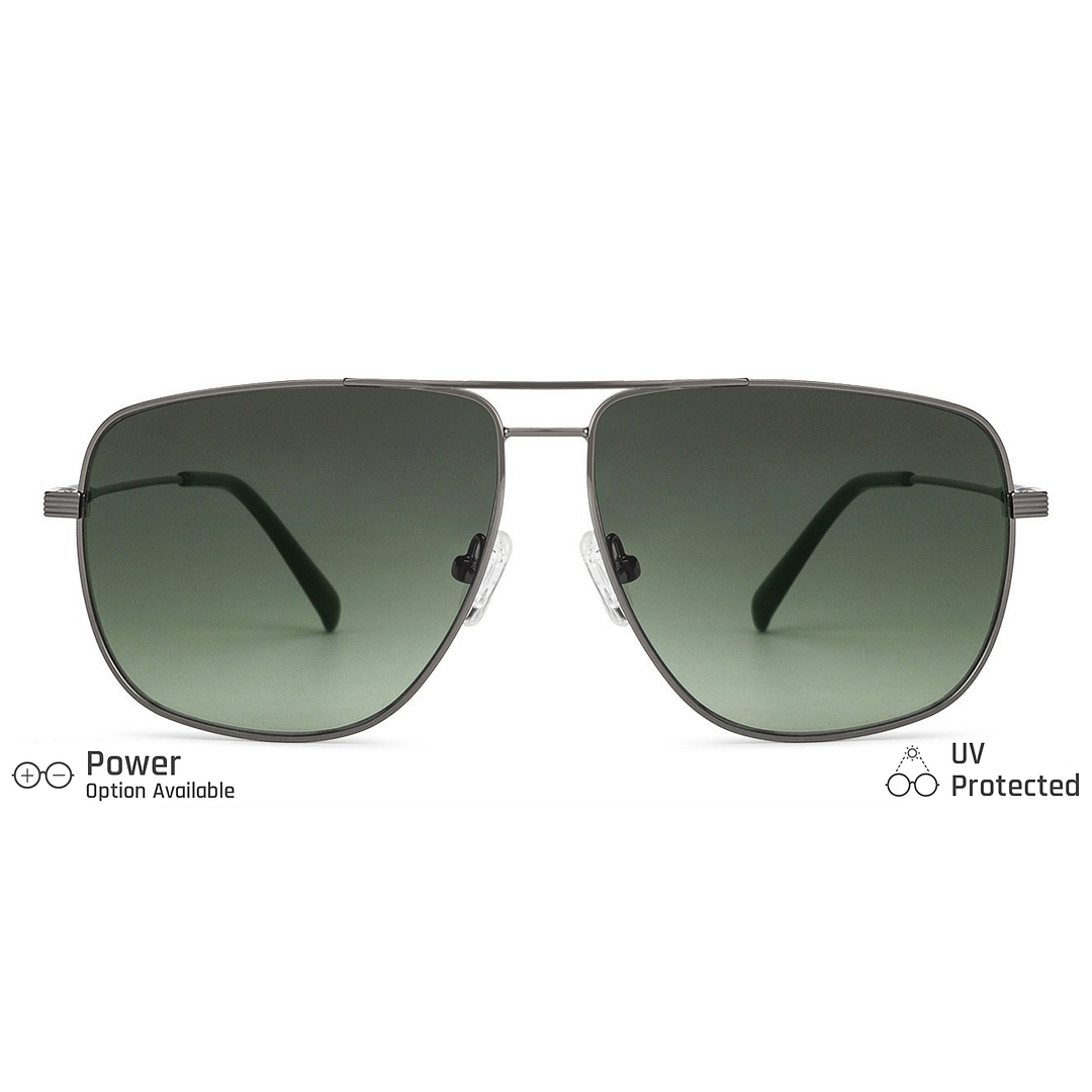 John Jacobs Online Grey Full Rim Square left side