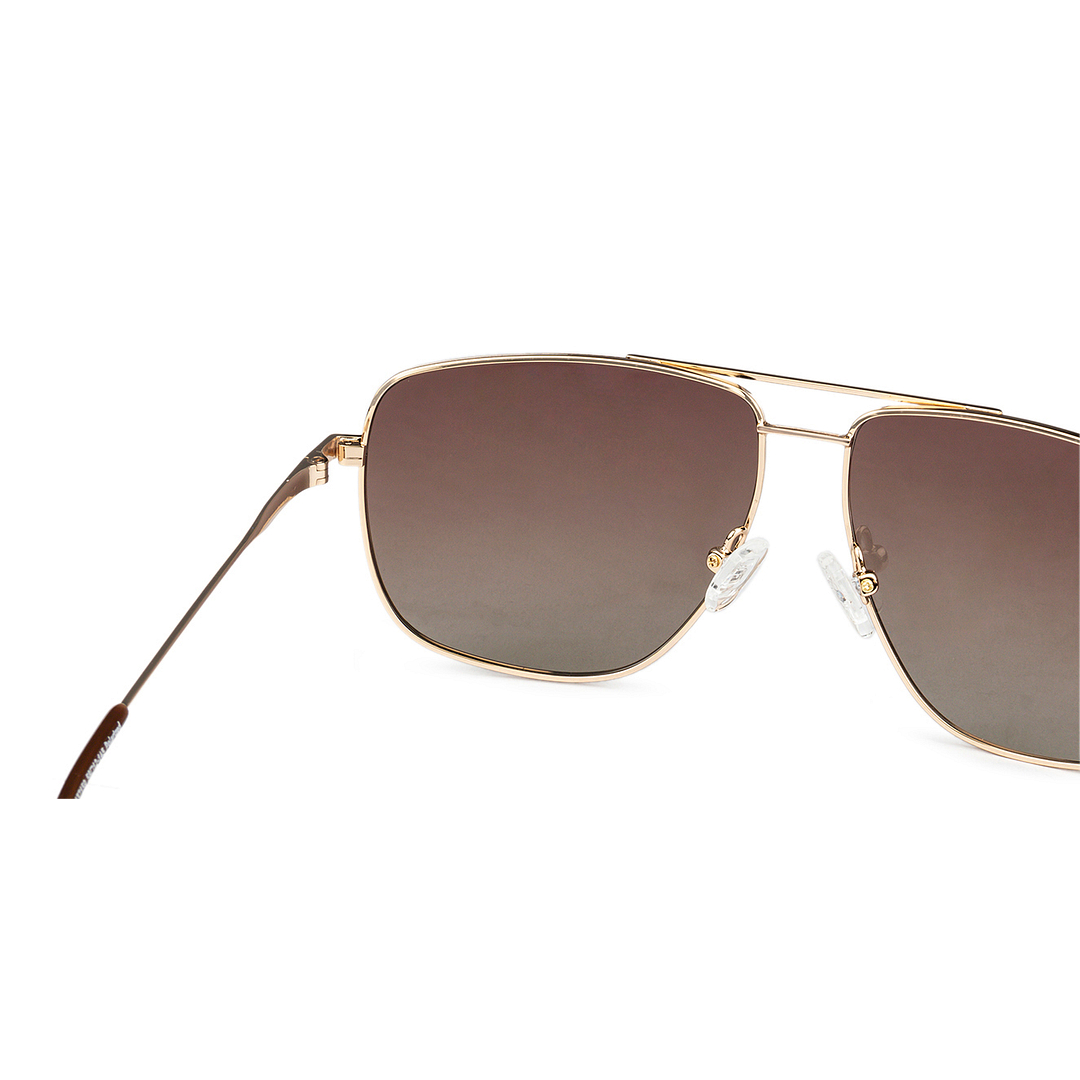 John Jacobs Online Gold Full Rim Square left side