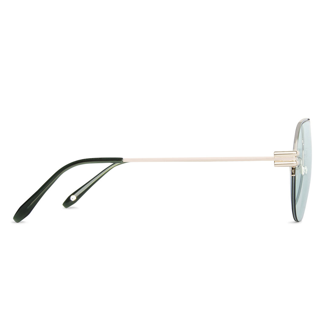 John Jacobs Gold Half Rim Aviator right side