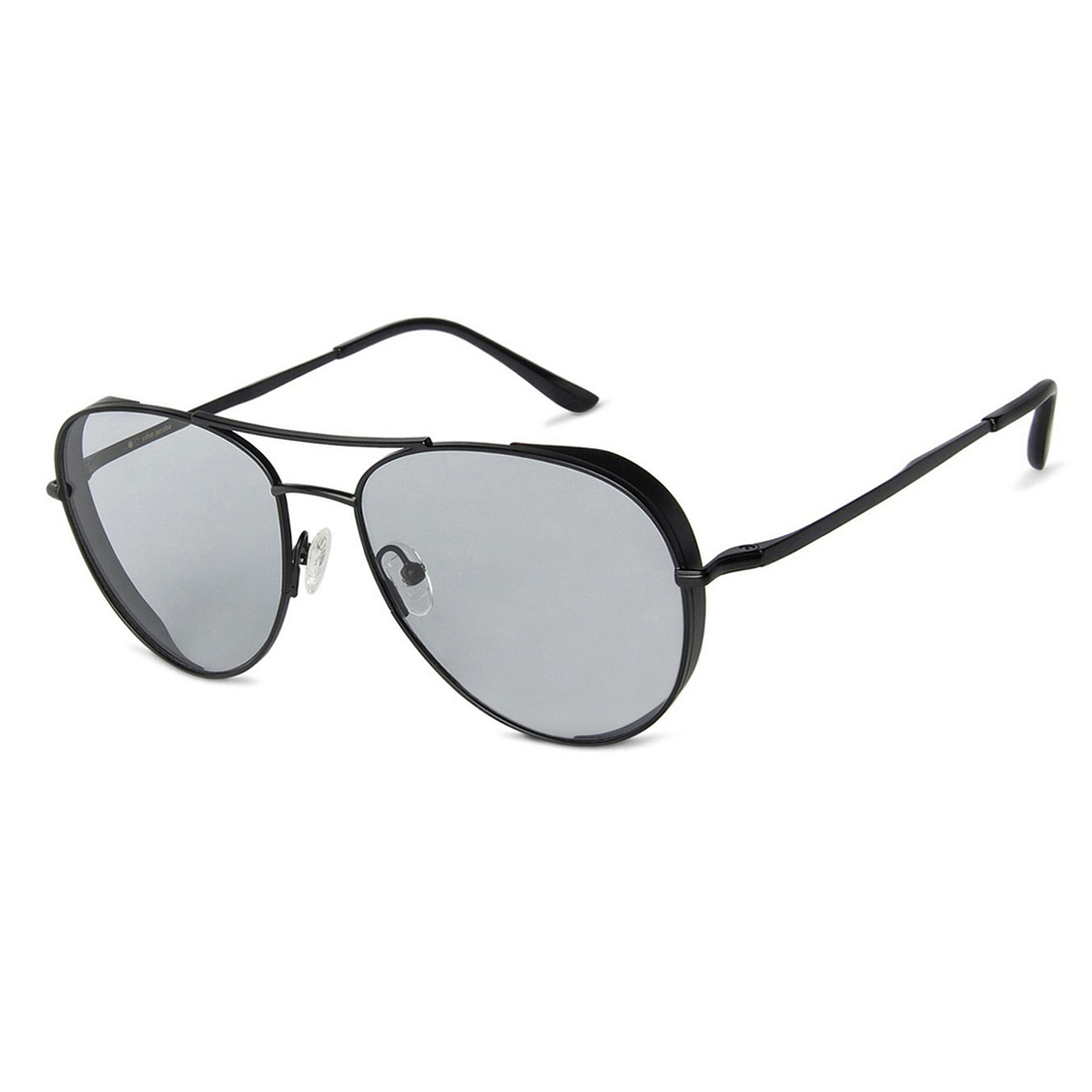 John Jacobs Black Full Rim Aviator right side