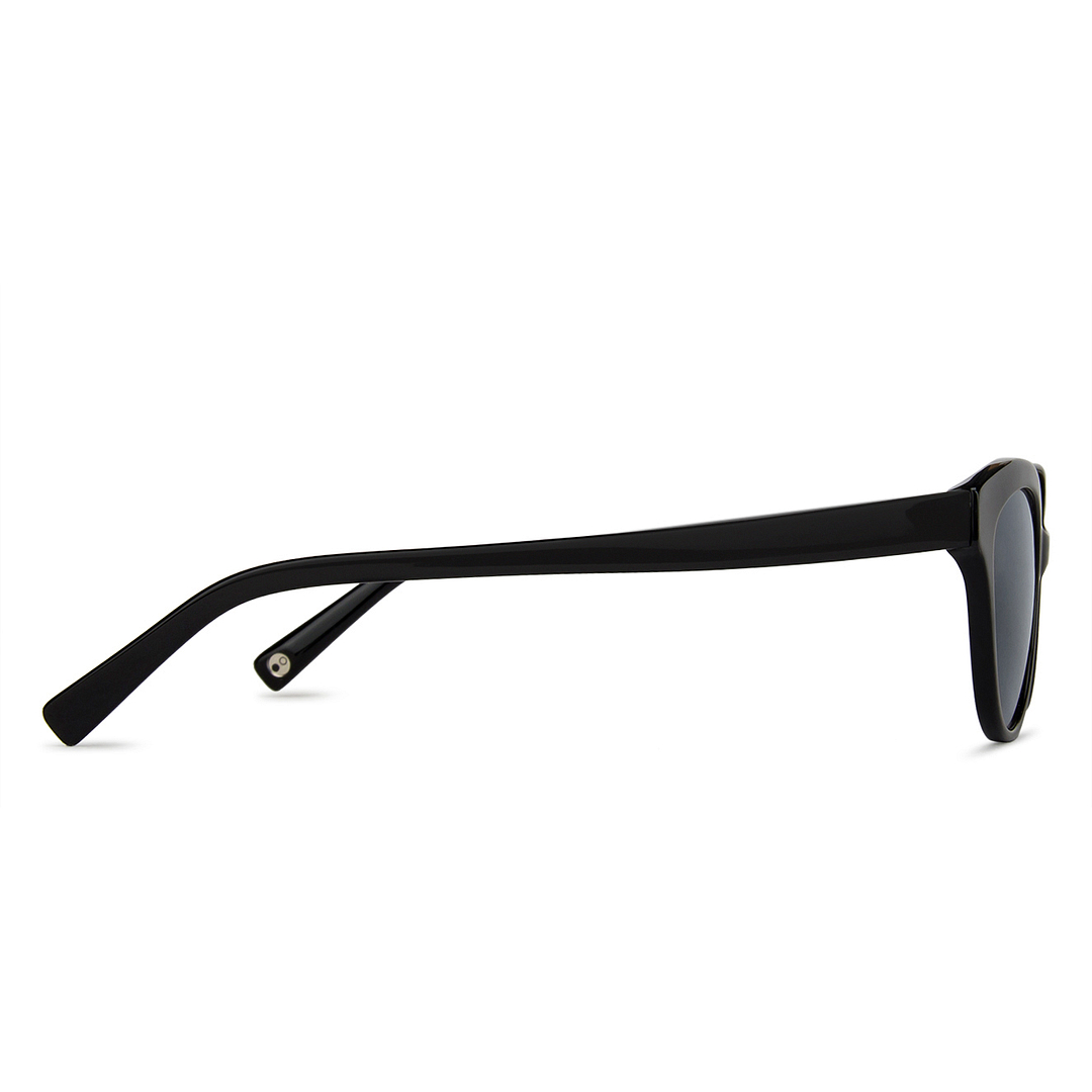 John Jacobs Black Full Rim Cat Eye right side