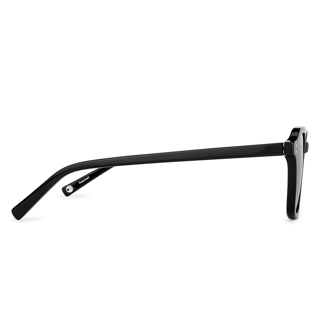 John Jacobs Online Black Full Rim Square left side