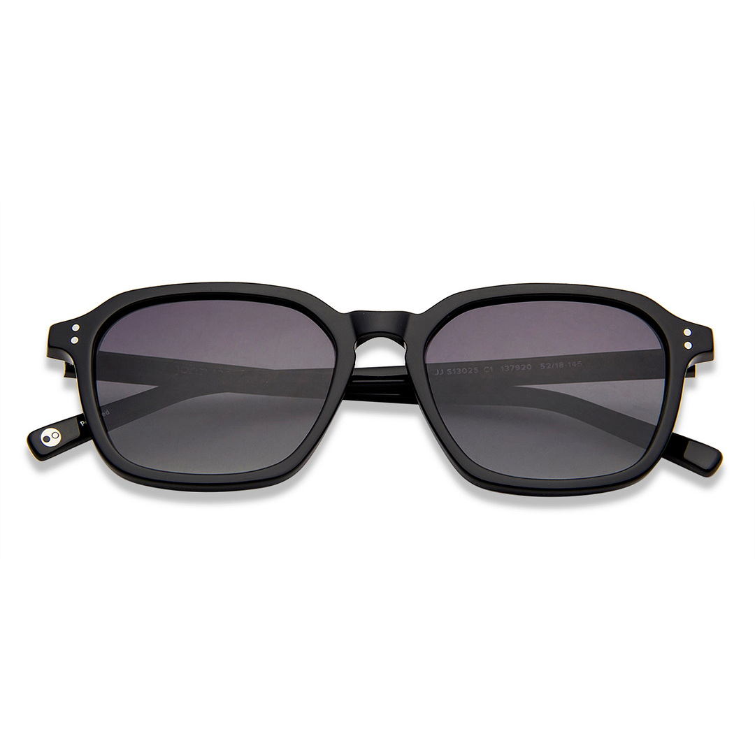 John Jacobs Online Black Full Rim Square left side