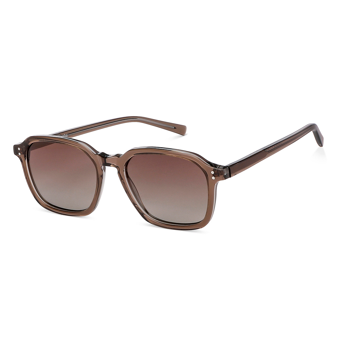 John Jacobs Online Light Brown Full Rim Square right side