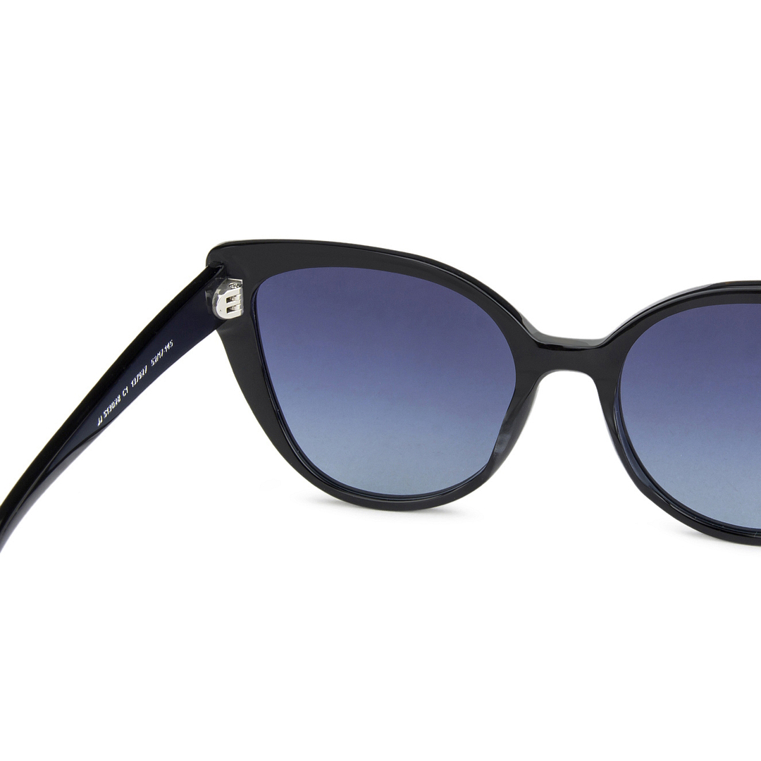 John Jacobs Black Full Rim Cat Eye right side