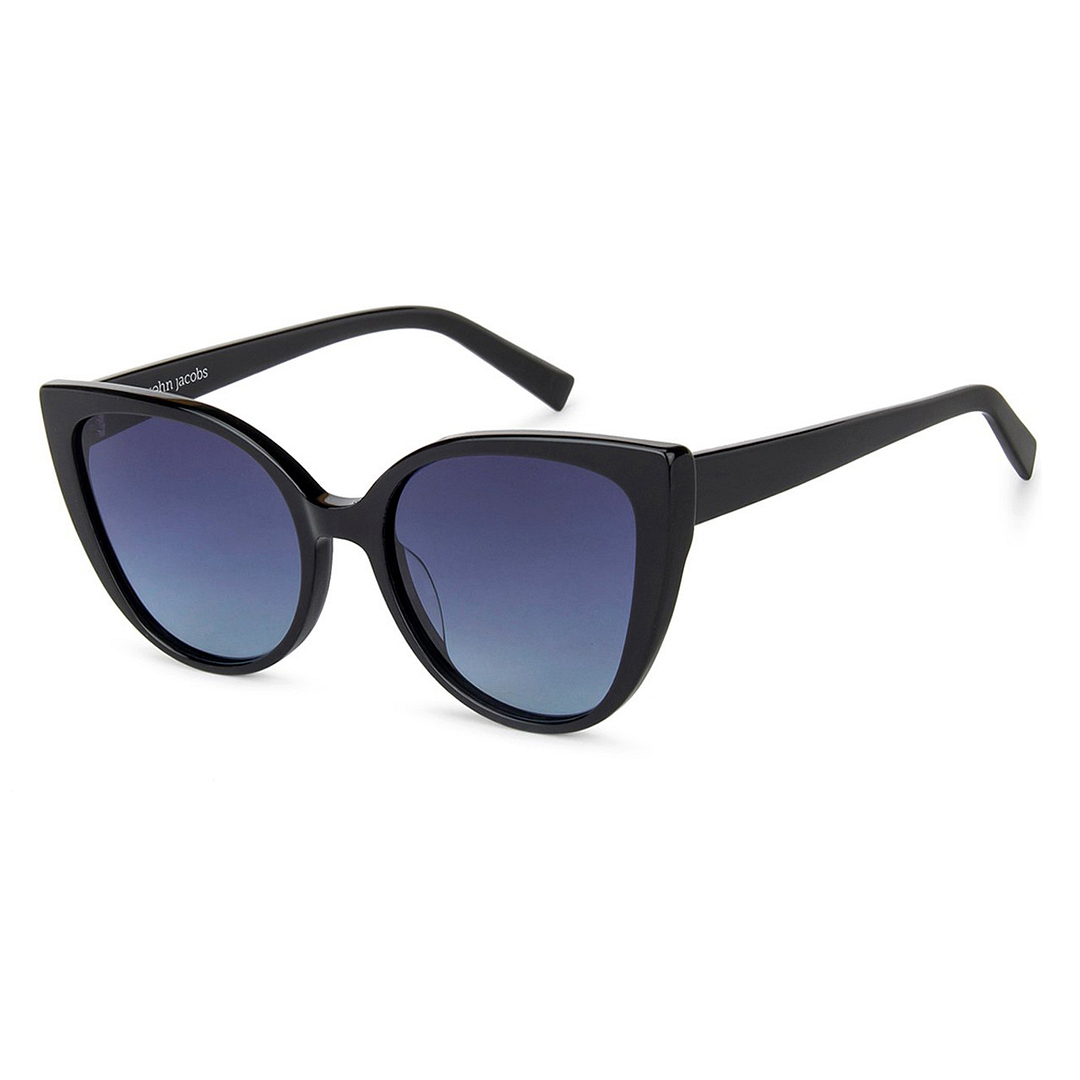John Jacobs Black Full Rim Cat Eye right side