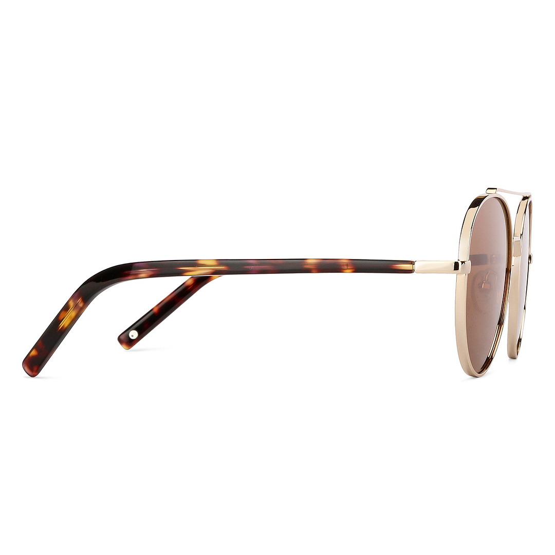 John Jacobs Gold Full Rim Round right side