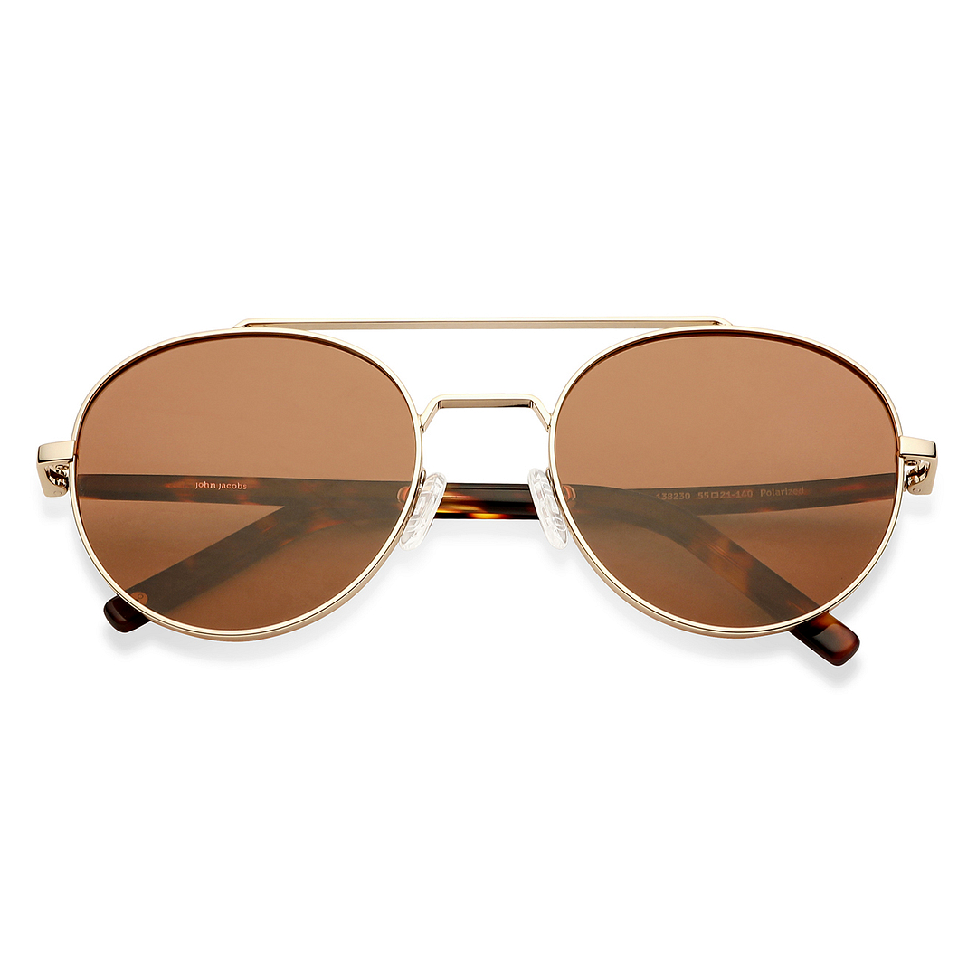 John Jacobs Gold Full Rim Round right side