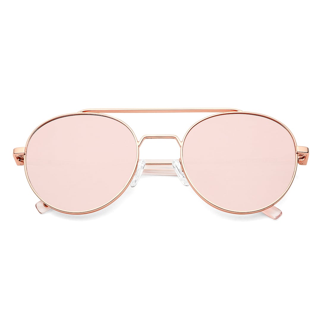 John Jacobs Gold Full Rim Round left side