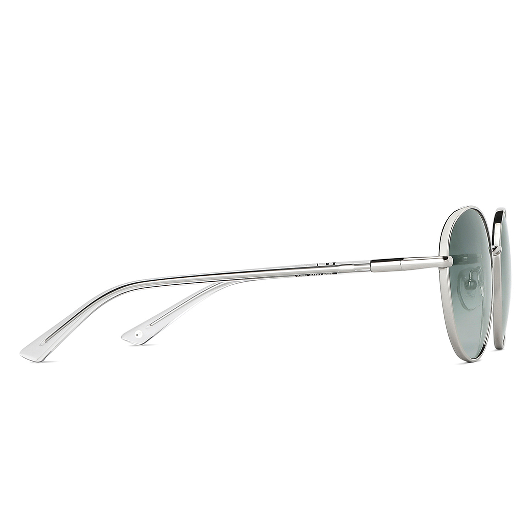 John Jacobs Silver Full Rim Round left side