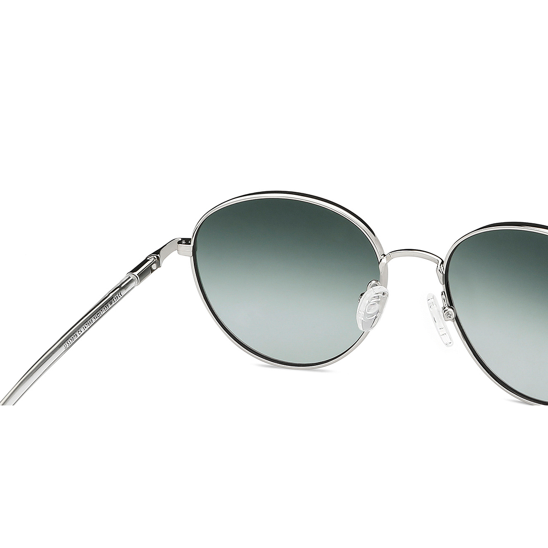 John Jacobs Silver Full Rim Round right side