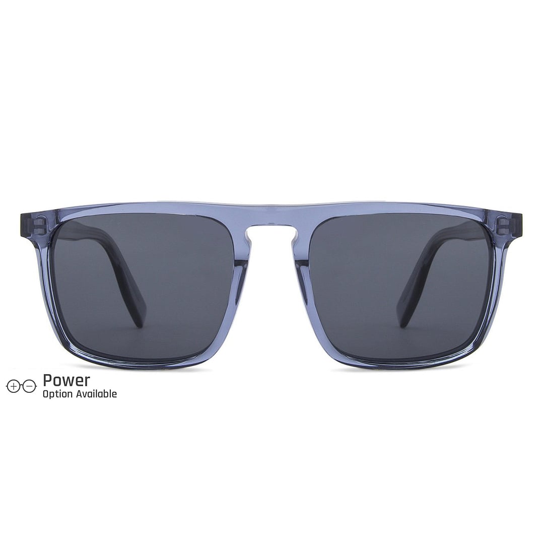 John Jacobs Blue Full Rim Rectangle right side