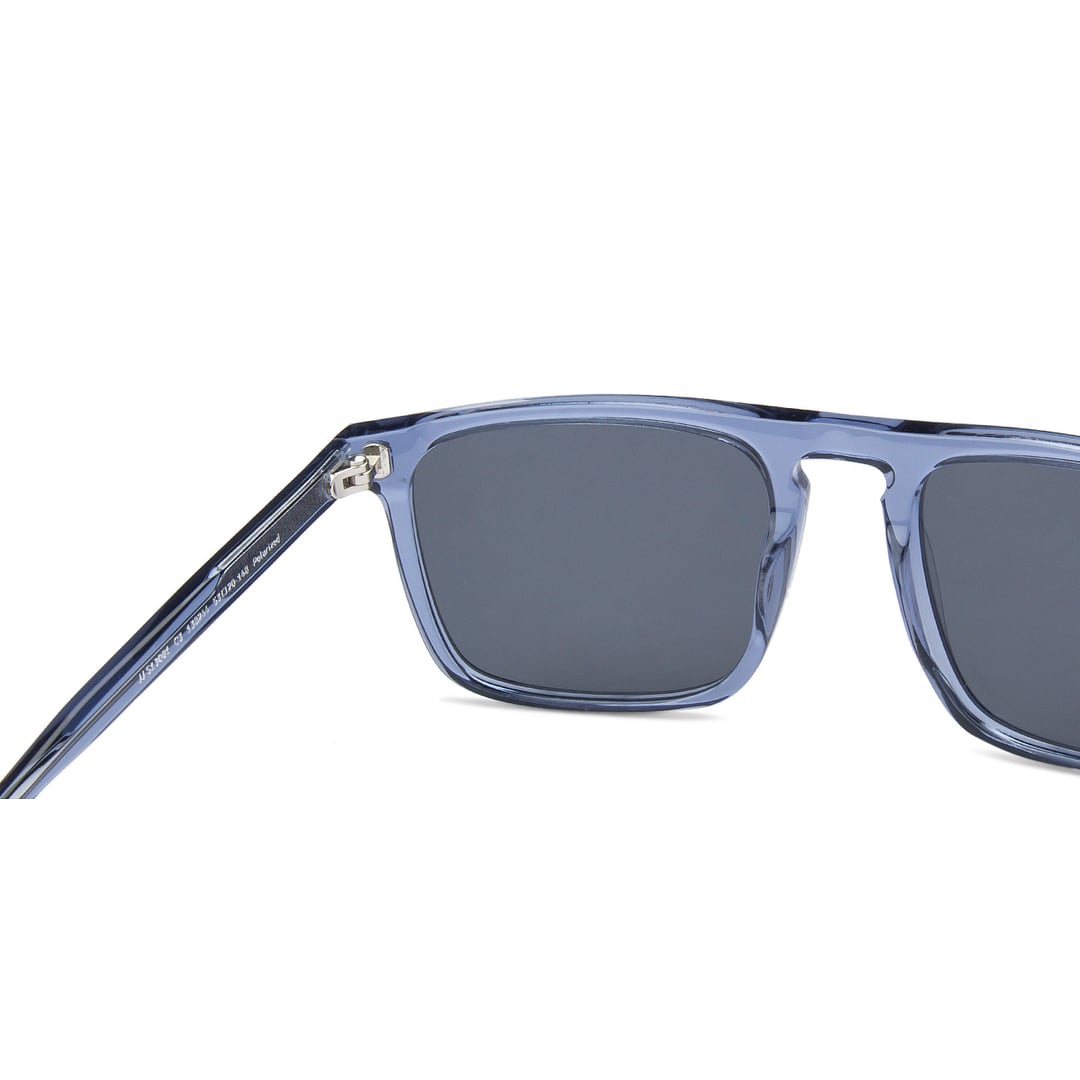 John Jacobs Blue Full Rim Rectangle left side