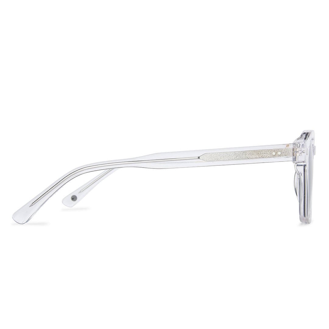 John Jacobs Online Crystal Transparent Full Rim Square right side