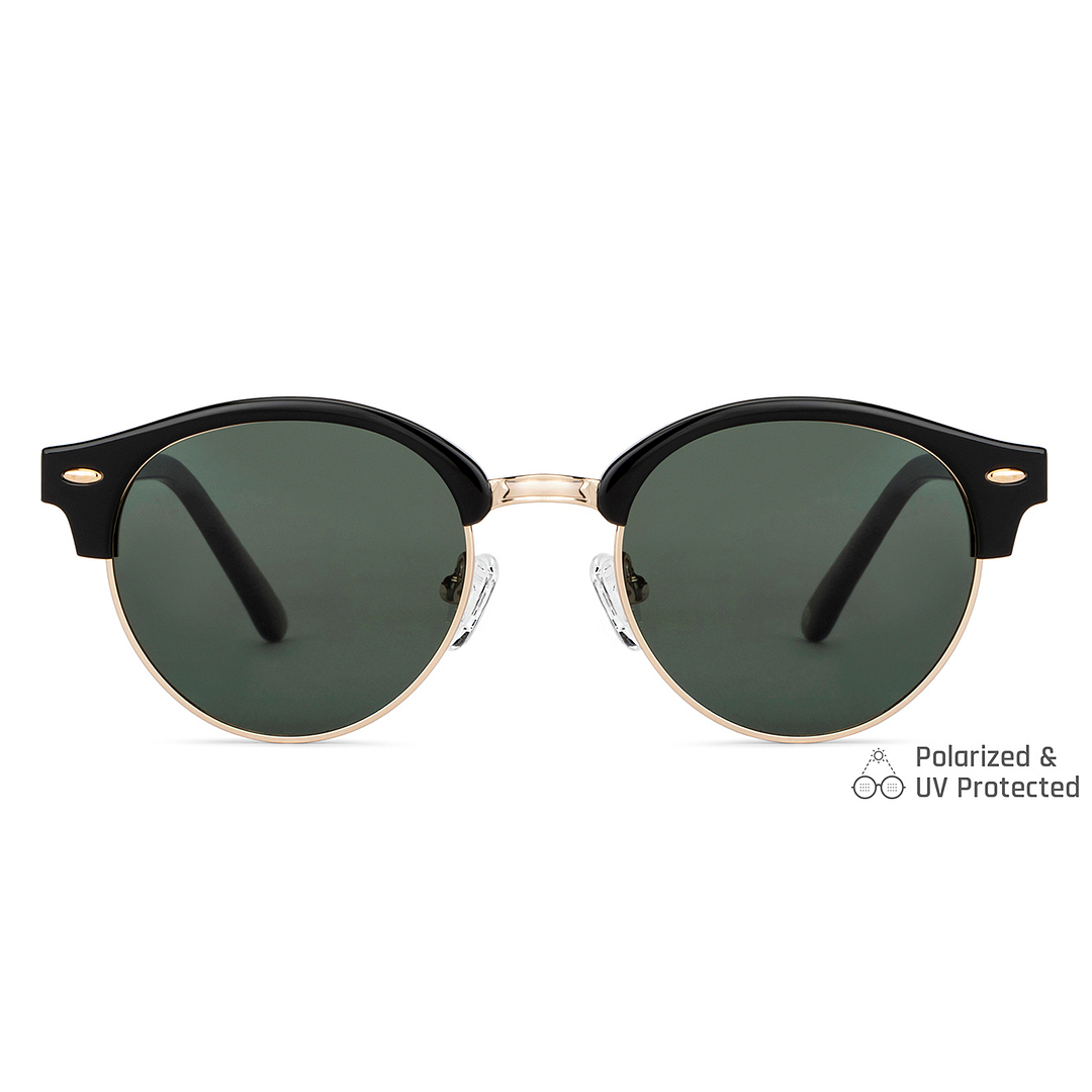 John Jacobs Online Black Full Rim Clubmaster right side