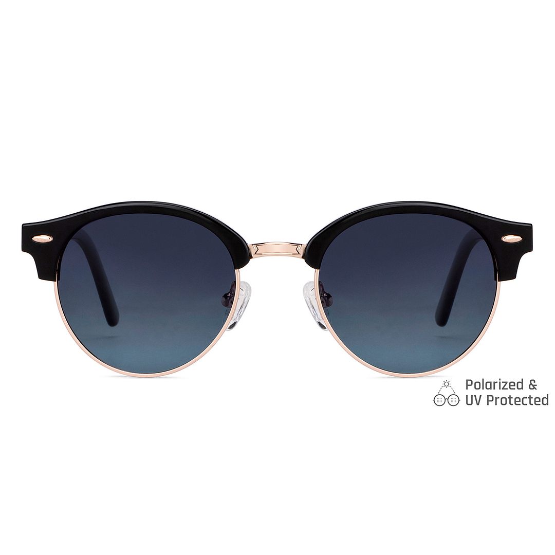 John Jacobs Online Black Full Rim Clubmaster left side