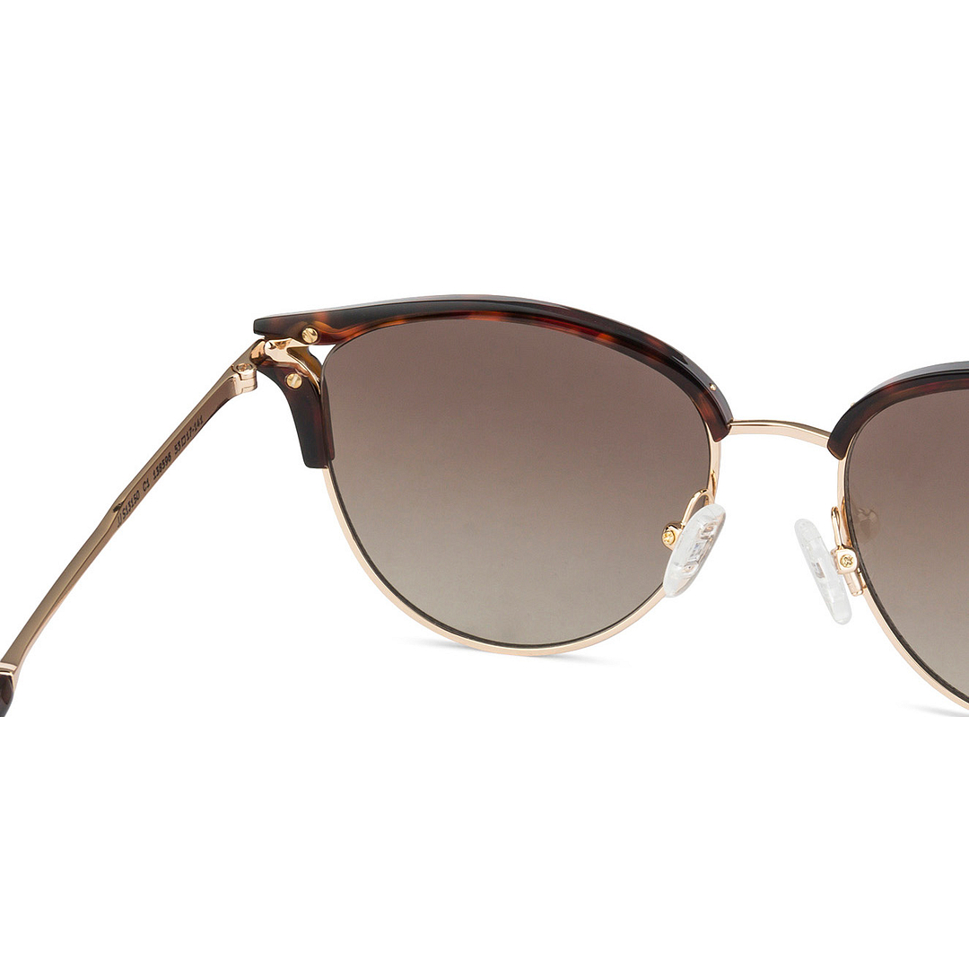 John Jacobs Golden Brown Full Rim Cat Eye right side