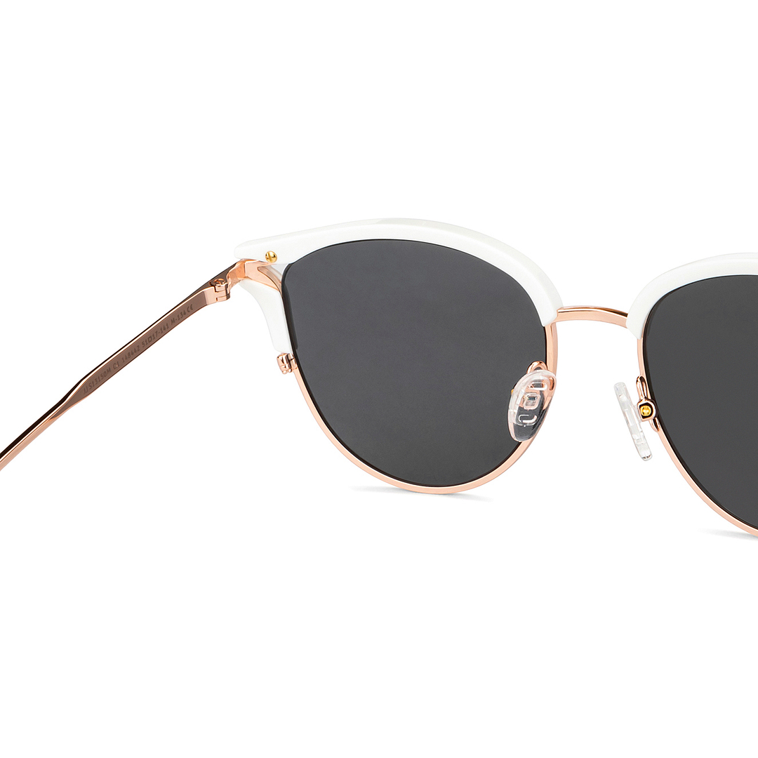 John Jacobs Online Light Gold Full Rim Cat Eye right side