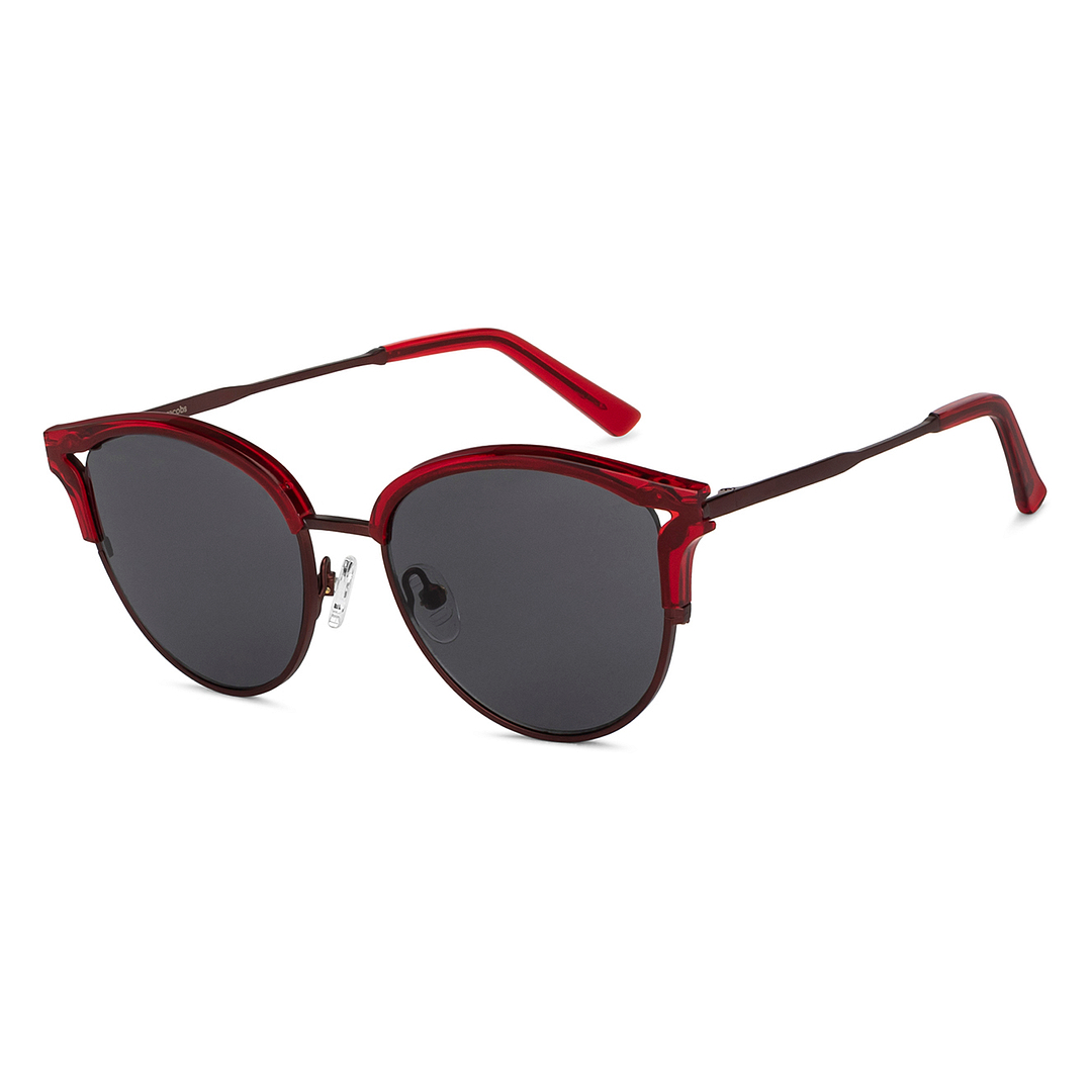 John Jacobs Online Red Full Rim Cat Eye right side