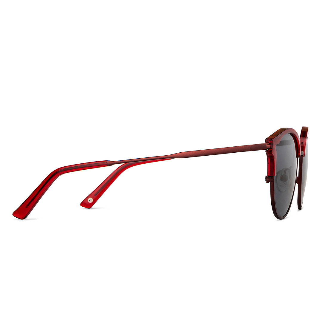 John Jacobs Online Red Full Rim Cat Eye left side