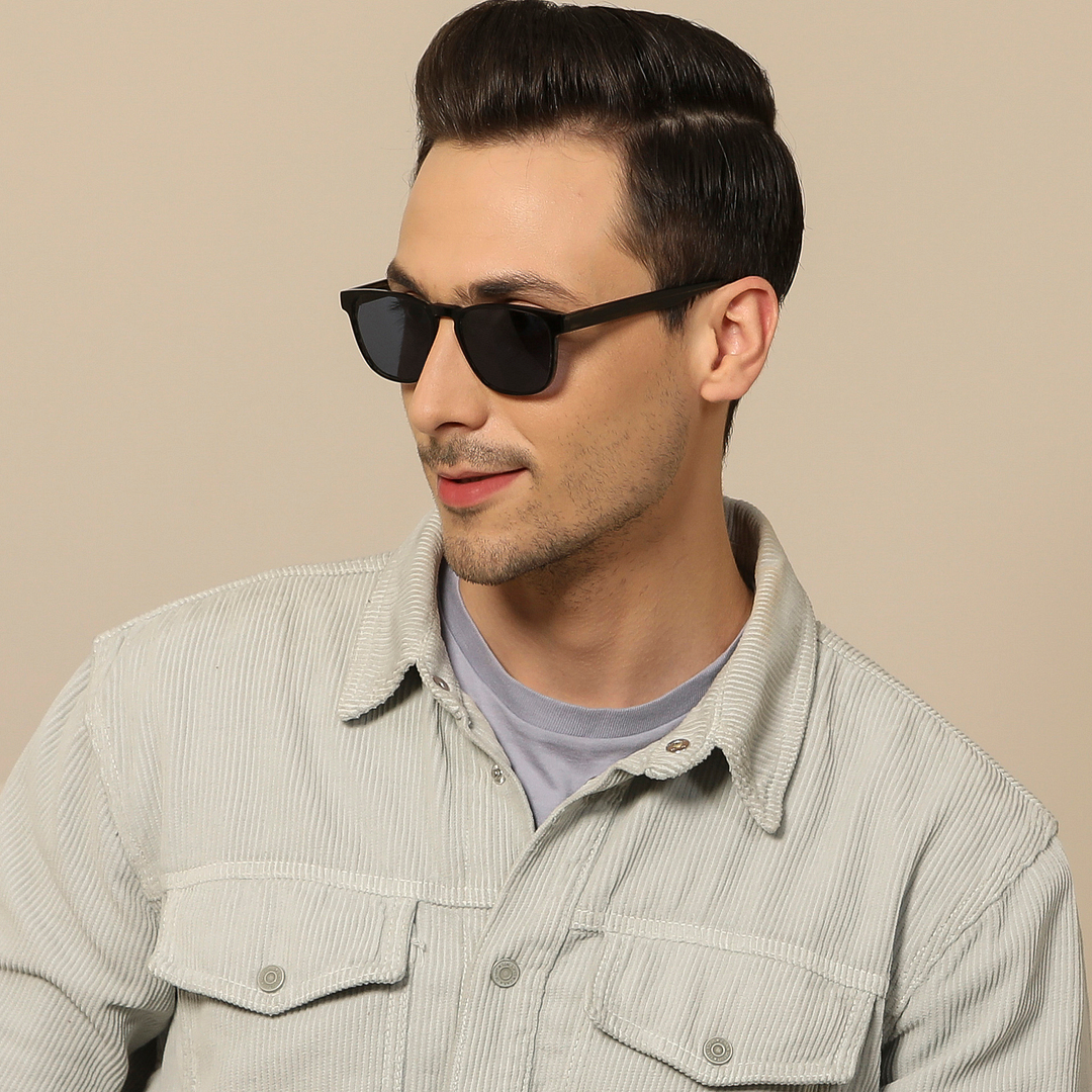 John Jacobs Grey Full Rim Square right side